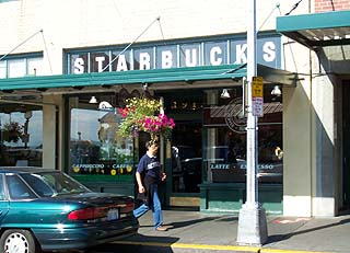The first Starbucks 